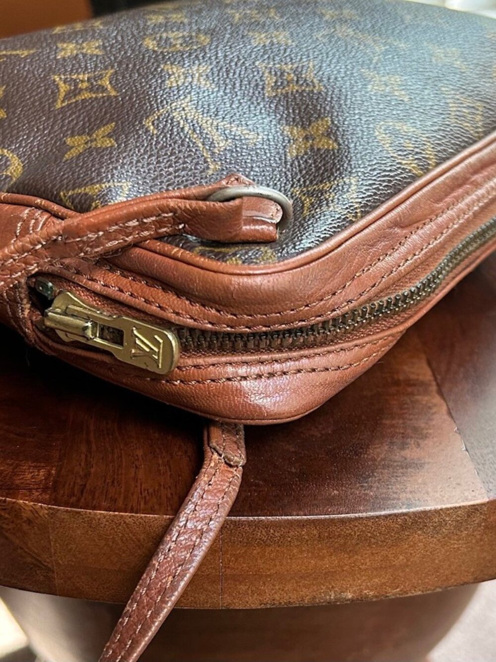 LOUIS VUITTON Monogram Pouch Clutch Wristlet - Picture 10 of 16